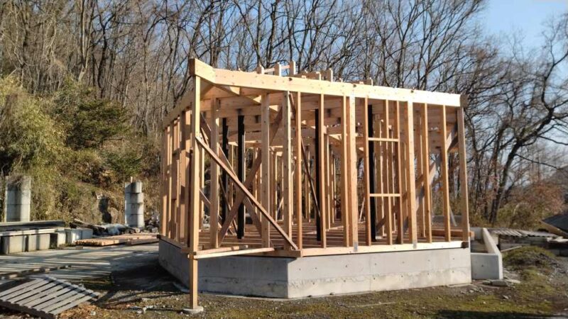 DIYで行った、まぐさ・窓台の設置完了写真その2